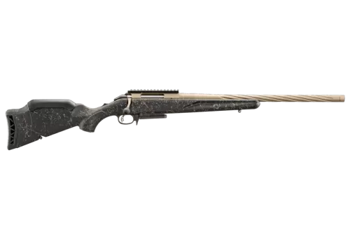 RUGER American Gen II Prairie 308 Win 20in Threaded 3rd Black Splatter/Bronze Bolt-Action Rifle (46972)