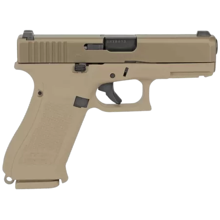 Glock UV1950701X G19X V 9mm Luger 10+1 4.02" Black GMB Barrel, Coyote nPVD Steel Serrated Slide, Coyote Brown Polymer Frame, Textured Polymer Grip, Ambidextrous