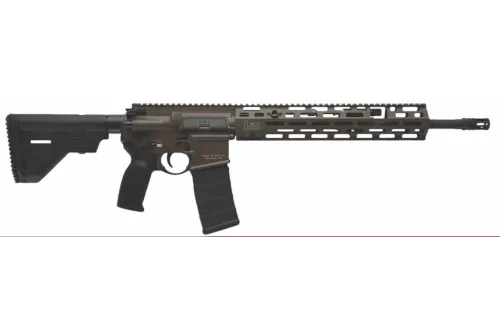 HK MR556 A4 16.5" 5.56x45mm Ambi Rifle, Patriot Brown - 180689
