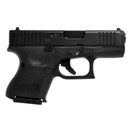 Glock UV2650201 G26 V Sub-Compact Frame 9mm Luger 10+1 3.43" Black GMB Barrel, Black Steel Serrated Slide, Black Polymer Frame, Textured Polymer Grip, Ambidextrous