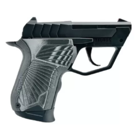 Taurus 1-22TUC131-GRG10 22TUC  Micro-Compact Frame 22 LR 9+1 2.50" Black Barrel, Serrated Slide & Black Polymer Frame, G10 Grip