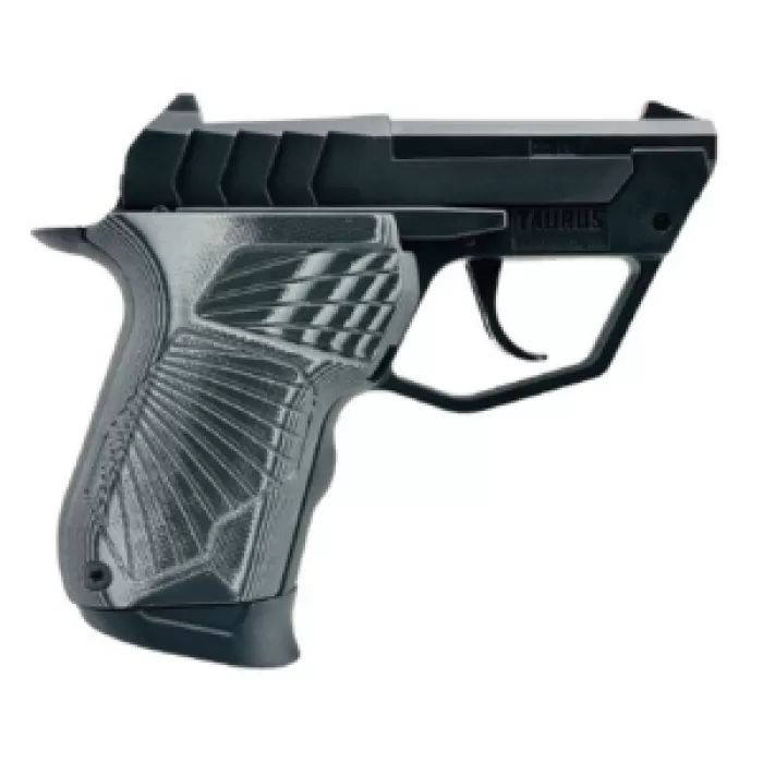 Taurus 1-22TUC131-GRG10 22TUC Micro-Compact Frame 22 LR 9+1 2.50" Black Barrel, Serrated Slide & Black Polymer Frame, G10 Grip Taurus 1-22TUC131-GRG10 22TUC Micro-Compact Frame 22 LR 9+1 2.50" Black Barrel, Serrated Slide & Black Polymer Frame, G10 Grip