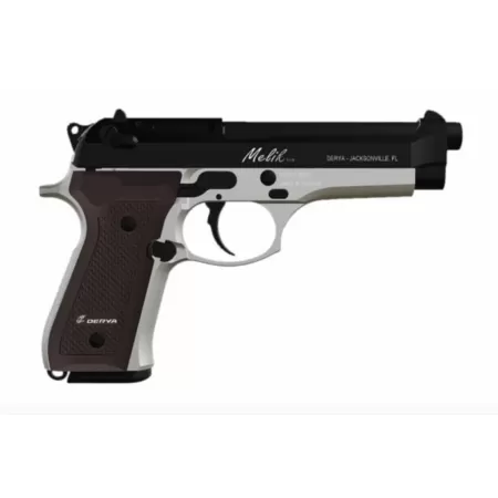 Derya Melik 9mm 4.90" 15+1 Silver/Walnut
