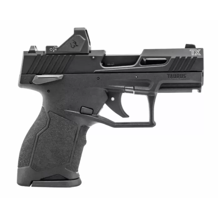 Taurus TX22 COMPACT 22LR 3.6'' Bbl 2x13 rd Mags w/ Optic and Accessory Threaded Barrel Polymer Black Semiauto Pistol 1-TX22131-RD