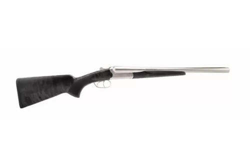 Heritage Mfg BL2018NI Badlander 20 Gauge Break Open 2rd 18.50" Nickel Side By Side Barrel & Receiver, Fixed Turkish Walnut Wood Stock
