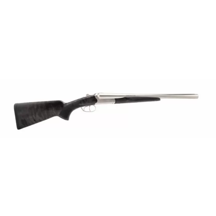 Heritage Mfg BL2018NI Badlander 20 Gauge Break Open 2rd 18.50" Nickel Side By Side Barrel & Receiver, Fixed Turkish Walnut Wood Stock