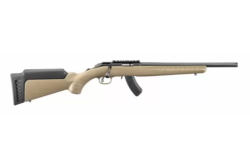 RUGER American Rimfire .22 WMR 16in Threaded 15rd FDE Bolt-Action Rifle (8370)
