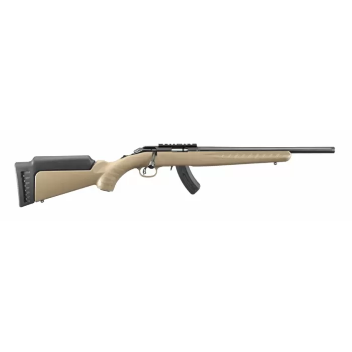 RUGER American Rimfire .22 WMR 16in Threaded 15rd FDE Bolt-Action Rifle (8370)
