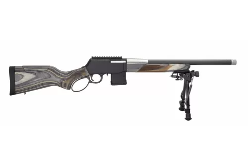 Henry H023-223XCF SPD Predator 223 Rem/5.56 NATO 10+1 18" Carbon Fiber Threaded Barrel, Black Anodized Drilled & Tapped Receiver, Harris S-LM Bipod Forend, Adj Cheek Riser w/Pistol Grip Laminate Stock