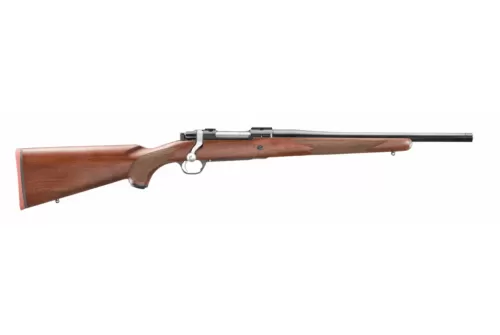 Ruger 67102 Hawkeye Hunter 243 Win 4+1 16.60" Satin Blued Threaded Barrel, Satin Blued Steel Receiver w/Integral Scope Mount, American Walnut Fixed Stock, Right Hand