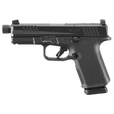 RUGER RXM 9mm 4.5in Threaded 2x 15rd Mags Black/Black Striker-Fired Pistol (19446)