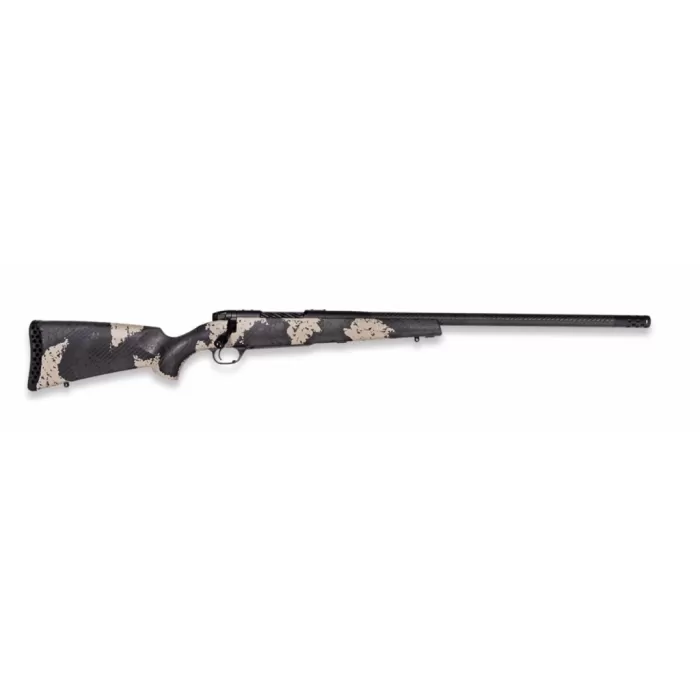 Weatherby MGS01N7MMBR2B Mark V Backcountry Guide 7mm BC BSF Carbon Graphite Black Cerakote/Peak 44 Blacktooth Exposed Carbon Fiber w/ Olive Green/Backpack Sponge Stock