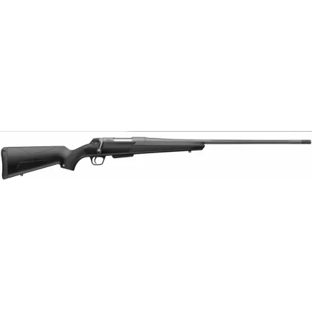 Winchester Repeating Arms 535801289 XPR Extreme 6.5 Creedmoor Tungsten Cerakote Fluted Threaded Barrel & Drilled & Tapped Steel Receiver, Fixed Black Synthetic Stock