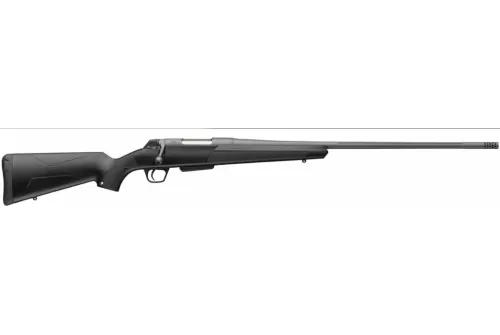 Winchester Repeating Arms 535801289 XPR Extreme 6.5 Creedmoor Tungsten Cerakote Fluted Threaded Barrel & Drilled & Tapped Steel Receiver, Fixed Black Synthetic Stock