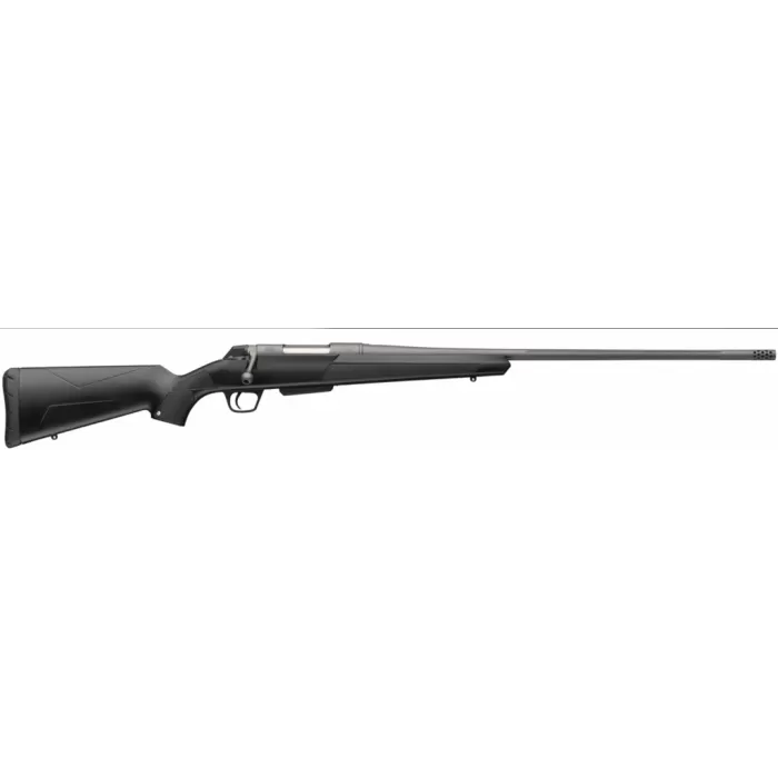 Winchester Repeating Arms 535801289 XPR Extreme 6.5 Creedmoor Tungsten Cerakote Fluted Threaded Barrel & Drilled & Tapped Steel Receiver, Fixed Black Synthetic Stock
