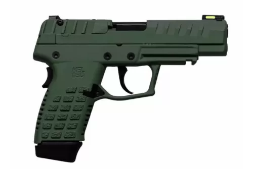 KEL-TEC P15 CA Compliant 9mm 4in 2x 10rd Mags Green Frame Semi-Auto Pistol (P15GRNCA)