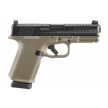 RUGER RXM 9mm 4in 2x 15rd Mags Black/FDE Striker-Fired Pistol (19426)