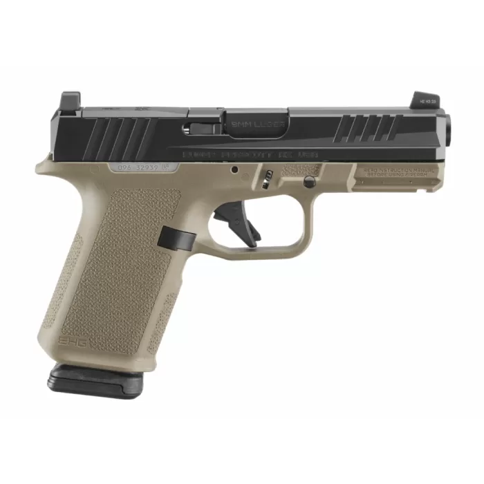 RUGER RXM 9mm 4in 2x 15rd Mags Black/FDE Striker-Fired Pistol (19426)