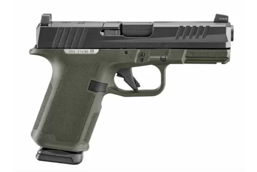 RUGER RXM 9mm 4in 2x 15rd Mags Black/OD Green Striker-Fired Pistol (19427)