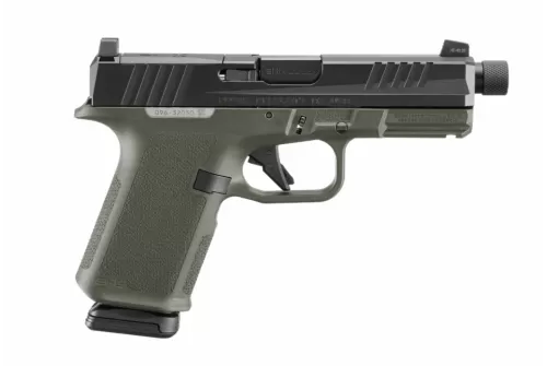 RUGER RXM 9mm 4.5in Threaded 2x 15rd Mags Black/OD Green Striker-Fired Pistol (19436)