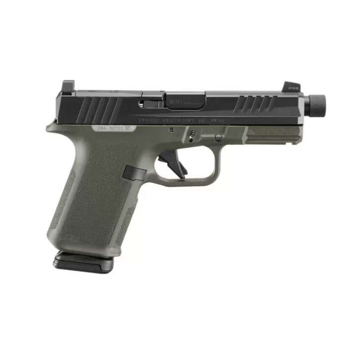 RUGER RXM 9mm 4.5in Threaded 2x 15rd Mags Black/OD Green Striker-Fired Pistol (19436)