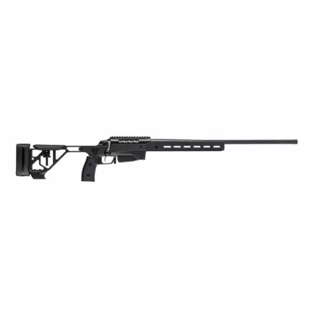 Tikka JRTXAGB33124 T3x Ace Game 300 Win Mag 10+1 24" Fluted Threaded Barrel, Black Cerakote Picatinny Rail Aluminum Receiver, M-LOK Handguard, Adjustable Aluminum Stock, Black Polymer Grip
