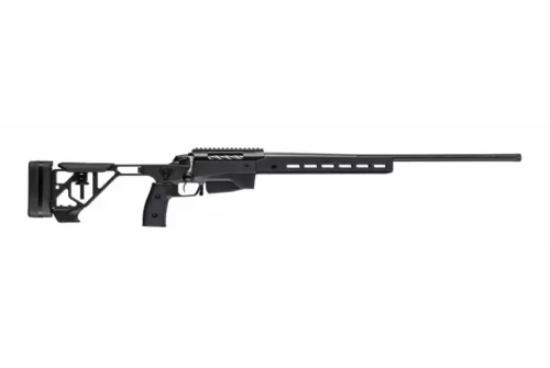 Tikka JRTXAGB33124 T3x Ace Game 300 Win Mag 10+1 24" Fluted Threaded Barrel, Black Cerakote Picatinny Rail Aluminum Receiver, M-LOK Handguard, Adjustable Aluminum Stock, Black Polymer Grip
