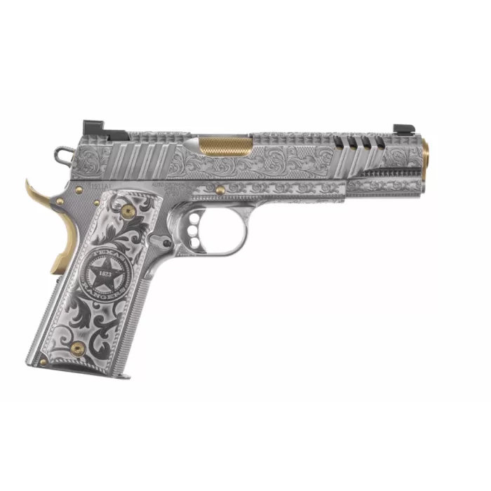 Auto-Ordnance 1911TCAC17 Texas Ranger Special Edition 45 ACP 7+1 5" Gold Plated PVD Auto-Ordnance 1911TCAC17 Texas Ranger Special Edition 45 ACP 7+1 5" Gold Plated PVD