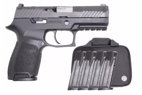 SIG SAUER P320 Compact TacPro 9mm 3.9in 5x15rd Striker Fired Pistol (320C-9-BSSP-TACPRO)
