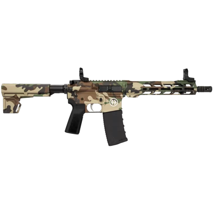 Hi-Point HP15P-300BLKM81 HP 15P 300 Blackout 30+1 10.50" Black Threaded Barrel, M81 Woodland Camo Aluminum Receiver w/Picatinny Rail, M-LOK Handguard, Blade Polymer Brace, B5 P Type 23 Grip Hi-Point HP15P-300BLKM81 HP 15P 300 Blackout 30+1 10.50" Black Threaded Barrel, M81 Woodland Camo Aluminum Receiver w/Picatinny Rail, M-LOK Handguard, Blade Polymer Brace, B5 P Type 23 Grip