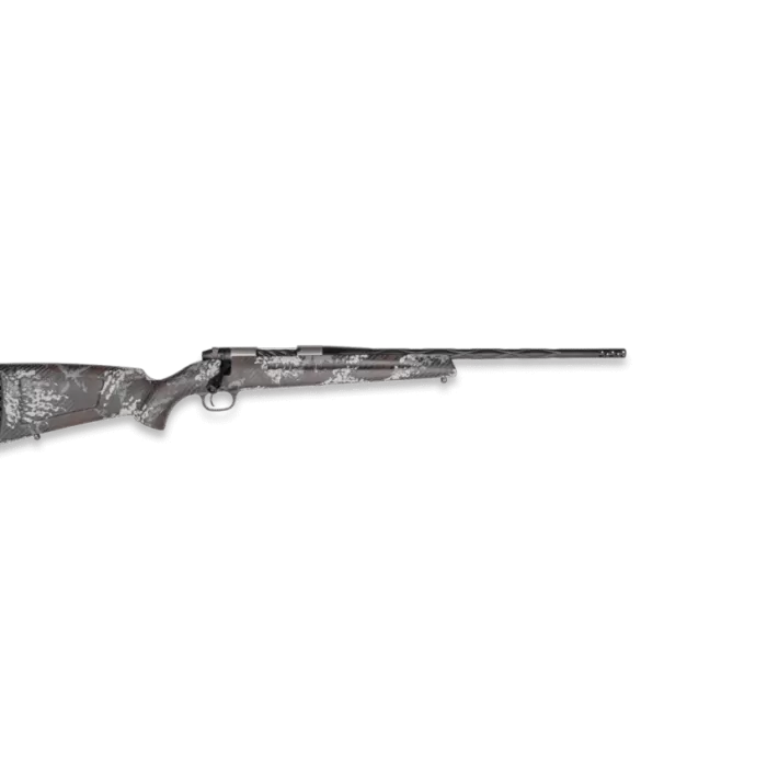 Weatherby MBP01N240WR3B Mark V Capra 240 Wthby Mag 2+1 21" Graphite Black Cerakote Fluted Threaded Barrel Titanium Receiver Drilled & Tapped Receiver Exposed Carbon w/Gray, White & Rust Sponge Accents