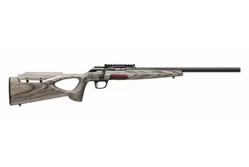 Winchester Repeating Arms 525227102 Xpert Target 22 LR 10+1 18" Matte Black Threaded Bull Barrel, Matte Black Picatinny Rail Steel Receiver, Gray Adj Comb & LOP Thumbhole Laminate Stock