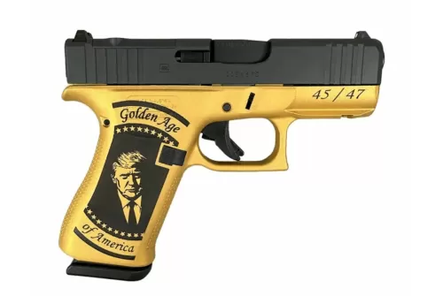 GLOCK G43X MOS TRUMP VICTORY GOLDEN AGE