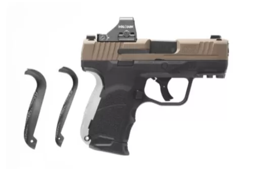 HK CC9 Semi-Auto 3.3" 9mm 10/12rd Pistol, Midnight Bronze w/Holoson 407K - 81001317