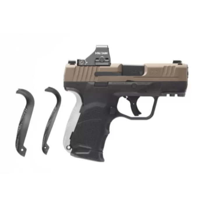 HK CC9 Semi-Auto 3.3" 9mm 10/12rd Pistol, Midnight Bronze w/Holoson 407K - 81001317 HK CC9 Semi-Auto 3.3" 9mm 10/12rd Pistol, Midnight Bronze w/Holoson 407K - 81001317