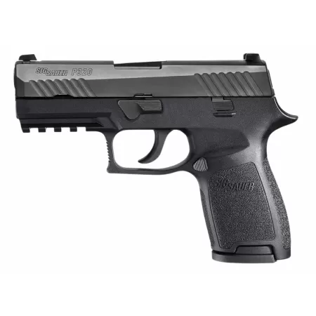 SIG SAUER P320 Compact 9mm 3.9in 2x15rd Black Striker Fired Pistol with ROMEO-RS PRO Sight (320C-9-BSSP-RS)