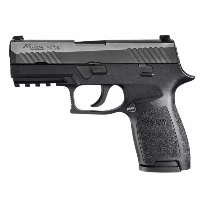 SIG SAUER P320 Compact 9mm 3.9in 2x15rd Black Striker Fired Pistol with ROMEO-RS PRO Sight (320C-9-BSSP-RS)