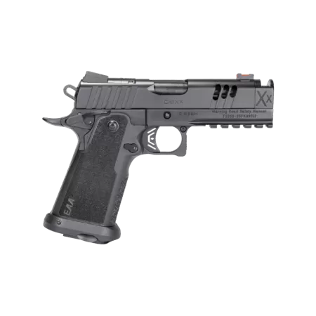 Girsan 395068 Witness2311 CMXX 45 ACP 11+1 4.25" Black Ported w/Integral Compensator Bull Barrel, Black Steel Lightening Cut/Optic Ready/Serrated Slide, Black Polymer Frame w/Beavertail & Picatinny Ra