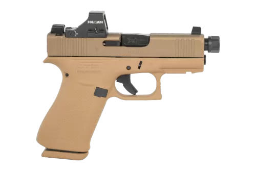 GLOCK G43X 9mm 3.41in 10rd Flat Dark Earth Semi-Automatic Pistol (UX4350204FRNIDOS)
