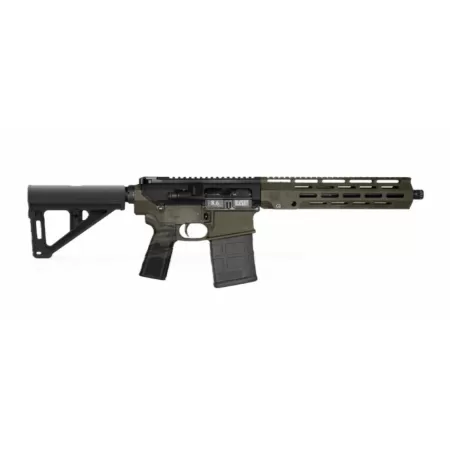 DIAMONDBACK DB10 8.6 Blackout 12in 20rd OD Green/Black Semi-Auto Pistol (DB1280W281)