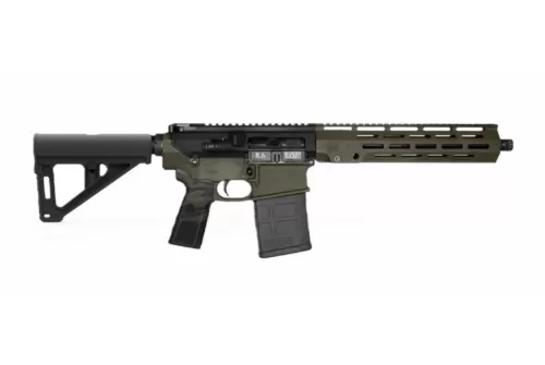 DIAMONDBACK DB10 8.6 Blackout 12in 20rd OD Green/Black Semi-Auto Pistol (DB1280W281)