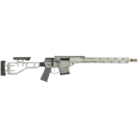 Q LLC MINIFIX300BLK16INRIFLE Mini Fix 300 Blackout 16" Black Anodized Tapered Threaded Barrel, Black Anodized Picatinny Rail, M-LOK Handguard ,Adj Folding Black Stock, Polymer Grip