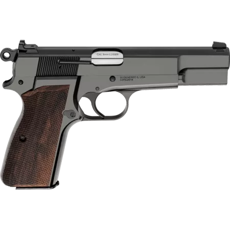 SPRINGFIELD ARMORY SA-35 9mm Luger 4.7in 15rd Polished Blued/Walnut Semi-Automatic Pistol (HP9202)