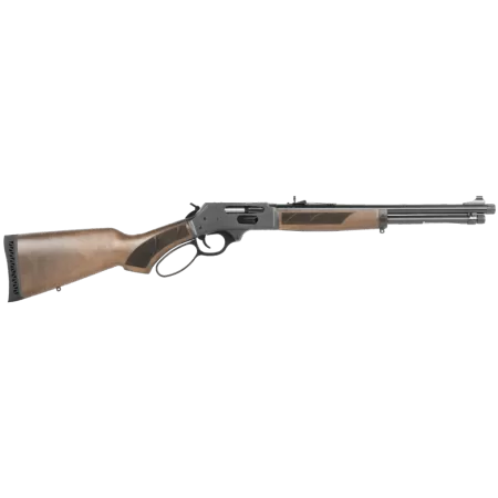 Henry H009PGR3030 Protector Carbine 30-30 Win 4+1 16.50" Blued Threaded Barrel, Blued Steel Drilled & Tapped Receiver, American Walnut Fixed w/Pistol Grip Stock