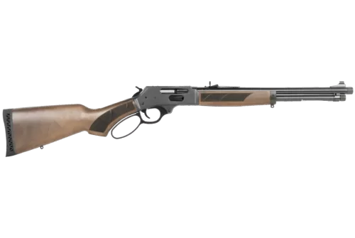 Henry H009PGR3030 Protector Carbine 30-30 Win 4+1 16.50" Blued Threaded Barrel, Blued Steel Drilled & Tapped Receiver, American Walnut Fixed w/Pistol Grip Stock