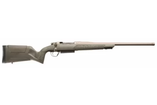 Christensen Arms 801-15002-01 Evoke 6.5 Creedmoor 4+1 20" Burnt Bronze Cerakote Threaded Barrel, Burnt Bronze Cerakote Drilled & Tapped Receiver, Picatinny Rail Forend, OD Green Fixed Synthetic Stock