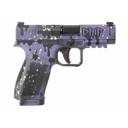 CANIK Mete MC9LS Signature Midnight Drip 9mm Luger 17rd 3.64in Optic Ready/Serrated Slide Pistol (HG7896DRP-N)