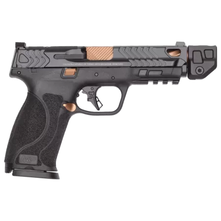 SMITH & WESSON M&P9 M2.0 9mm 4.87in 17rd/23rd Black/Copper OR Pistol (14618)