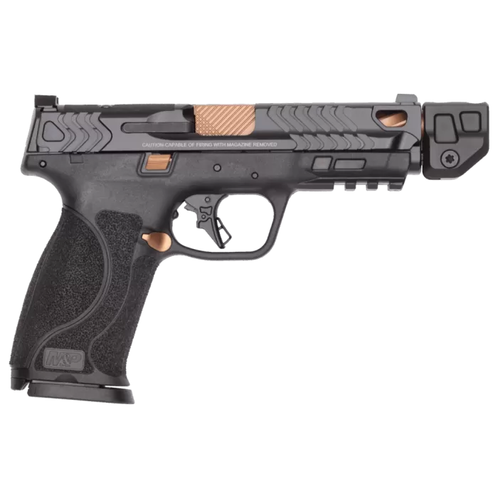 SMITH & WESSON M&P9 M2.0 9mm 4.87in 17rd/23rd Black/Copper OR Pistol (14618)