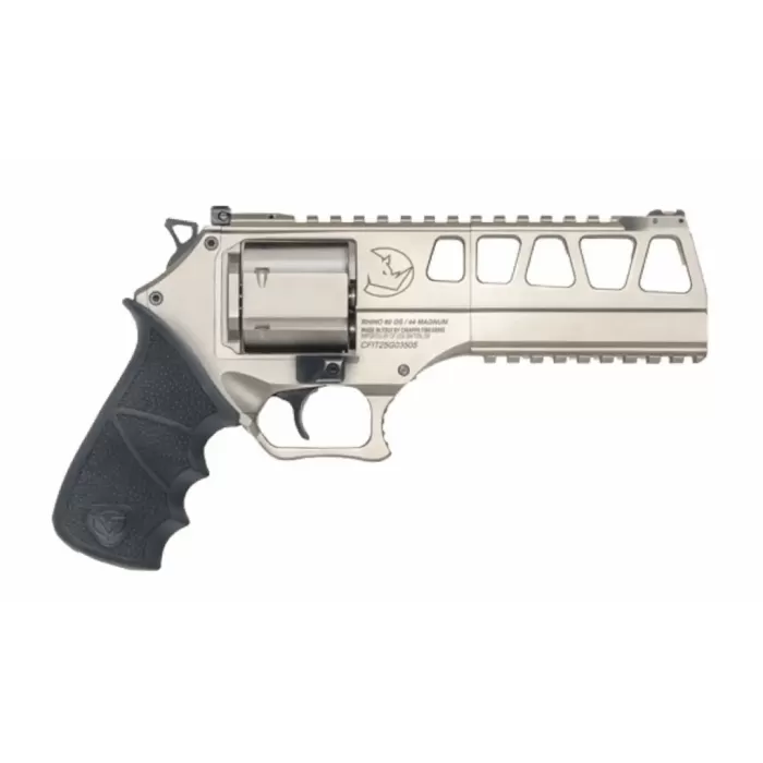 Chiappa Rhino 60DS .44 Mag 6rd, 6" Barrel White Nickel - 340.351